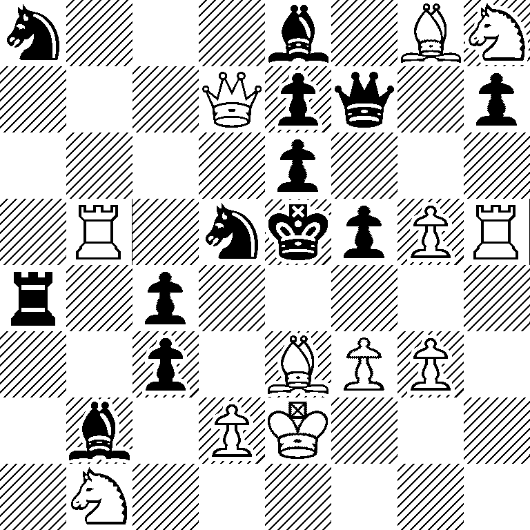 n3b1BN/3Qpq1p/4p3/1R1nkpPR/r1p5/2p1BPP1/1b1PK3/1N6