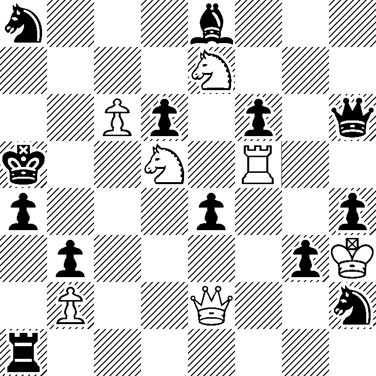 n3b3/4N3/2Pp1p1q/k2N1R2/p3p2p/1p4pK/1P2Q2n/r7