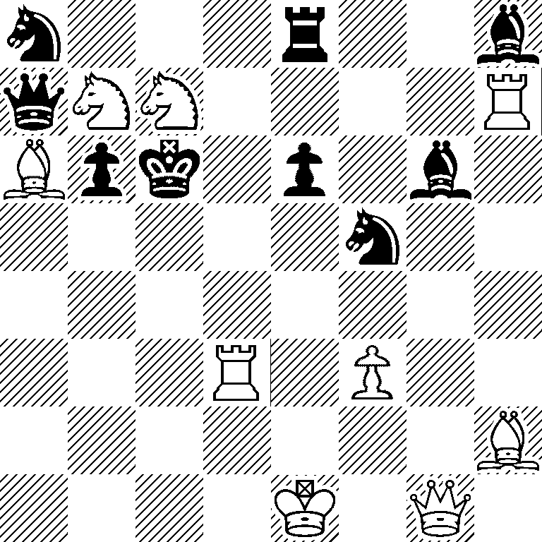 n3r2b/qNN4R/Bpk1p1b1/5n2/8/3R1P2/7B/4K1Q1