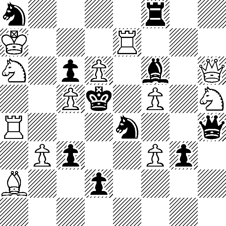n4r2/K3R3/N1pP1b1Q/2Pk1P1N/R3n2q/1Pp2Pp1/B2p4/8