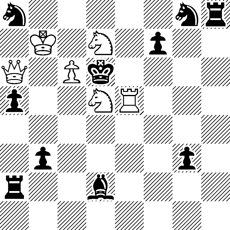 n5nr/1K1N1p2/Q1Pk4/p2NR3/8/1p4p1/r2b4/8
