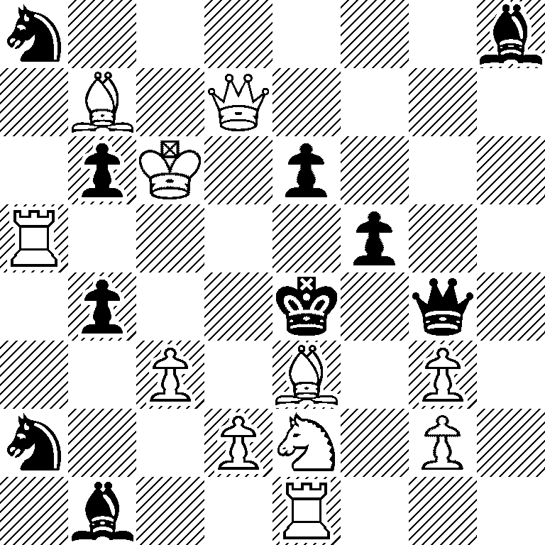 n6b/1B1Q4/1pK1p3/R4p2/1p2k1q1/2P1B1P1/n2PN1P1/1b2R3