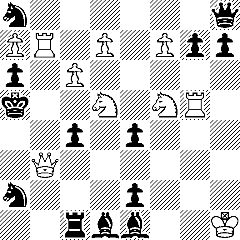 n6q/PR1P1Ppp/p1P5/k2N1NR1/2p1p3/1Q6/n3p3/2rbb2K