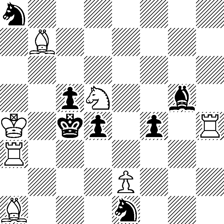 n7/1B6/8/2pN2b1/K1kp1p1R/R7/4P3/B3n3