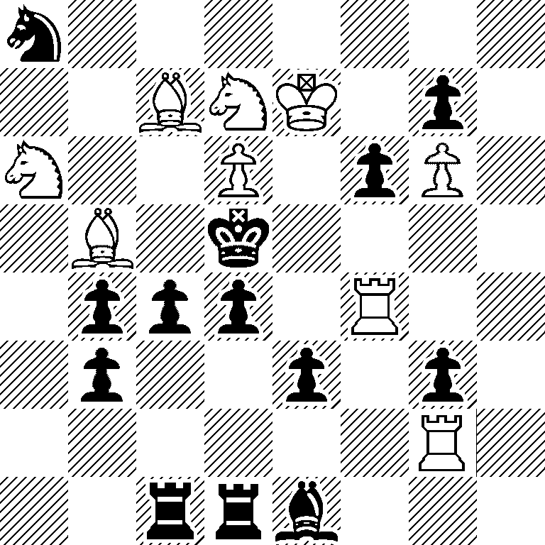 n7/2BNK1p1/N2P1pP1/1B1k4/1ppp1R2/1p2p1p1/6R1/2rrb3