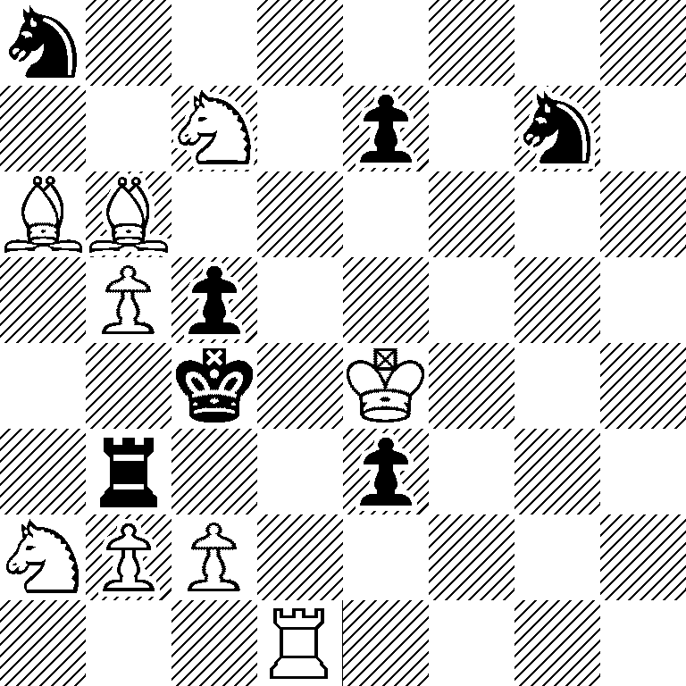 n7/2N1p1n1/BB6/1Pp5/2k1K3/1r2p3/NPP5/3R4