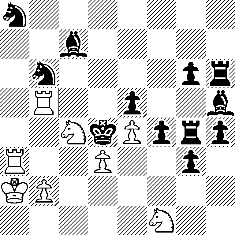 n7/2b5/1n4pr/1R2p2b/2NkPprp/R2P2p1/KP6/5N2