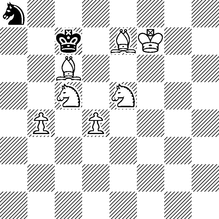 n7/2k1BK2/2B5/2N1N3/1P1P4/8/8/8