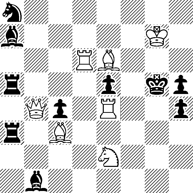 n7/b5K1/3RB3/r3p1kp/1Qp1R2p/r1B5/4N3/1b6