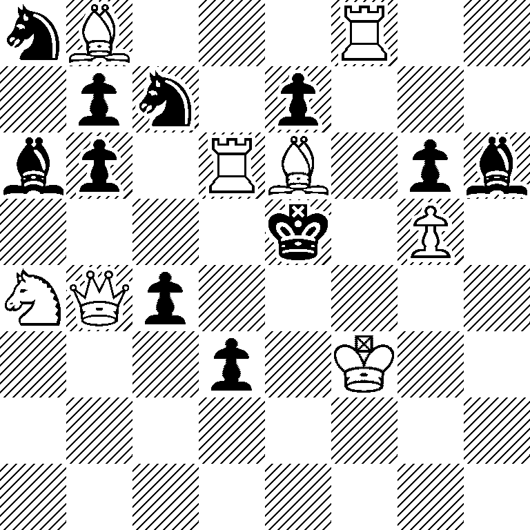 nB3R2/1pn1p3/bp1RB1pb/4k1P1/NQp5/3p1K2/8/8
