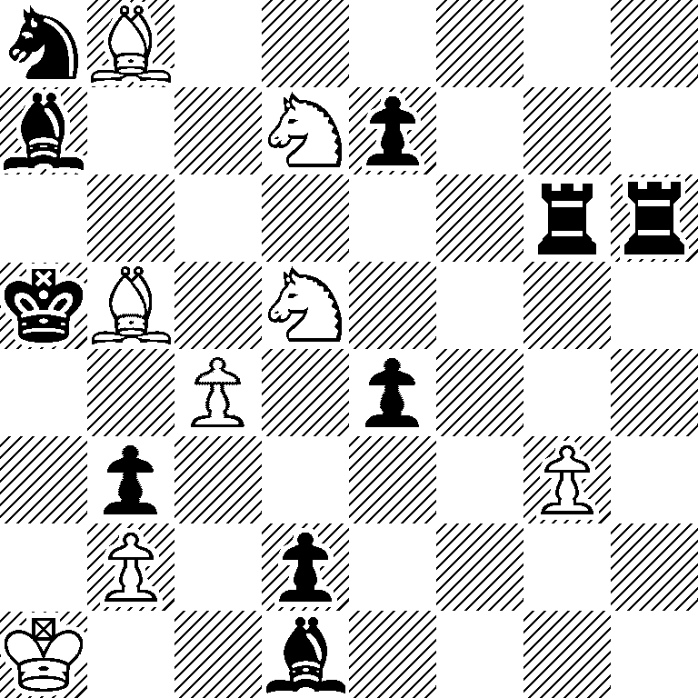 nB6/b2Np3/6rr/kB1N4/2P1p3/1p4P1/1P1p4/K2b4