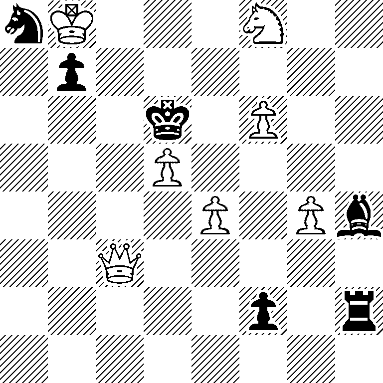nK3N2/1p6/3k1P2/3P4/4P1Pb/2Q5/5p1r/8