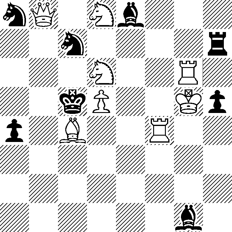 nQ1Nb3/2n4r/3N2R1/2kP2Kp/p1B2R2/8/8/6b1