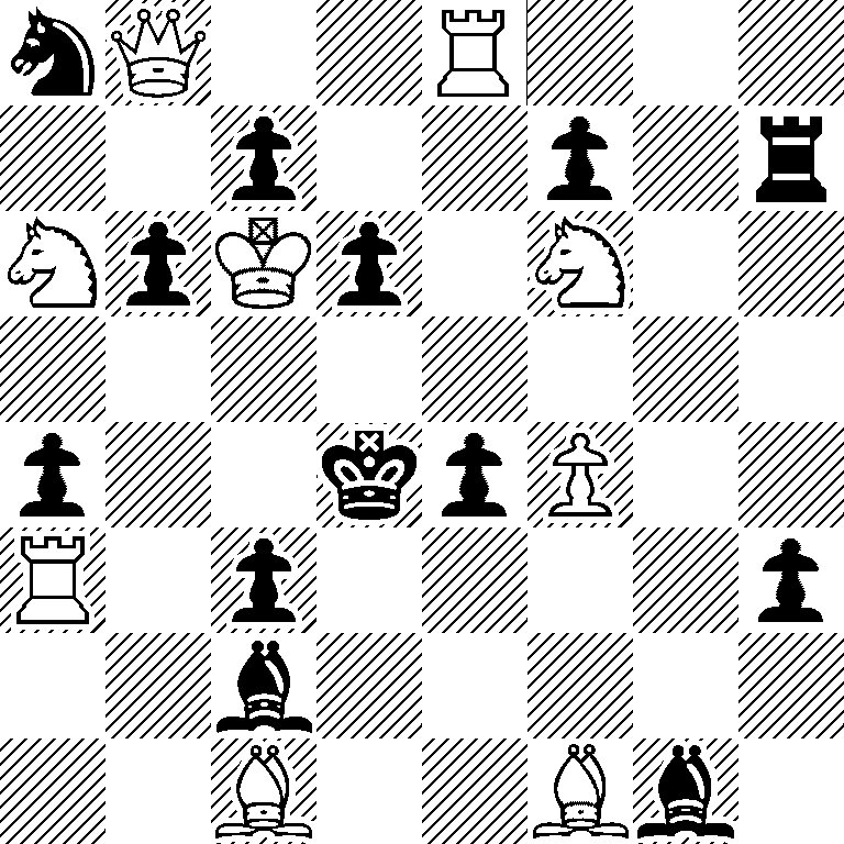 nQ2R3/2p2p1r/NpKp1N2/8/p2kpP2/R1p4p/2b5/2B2Bb1