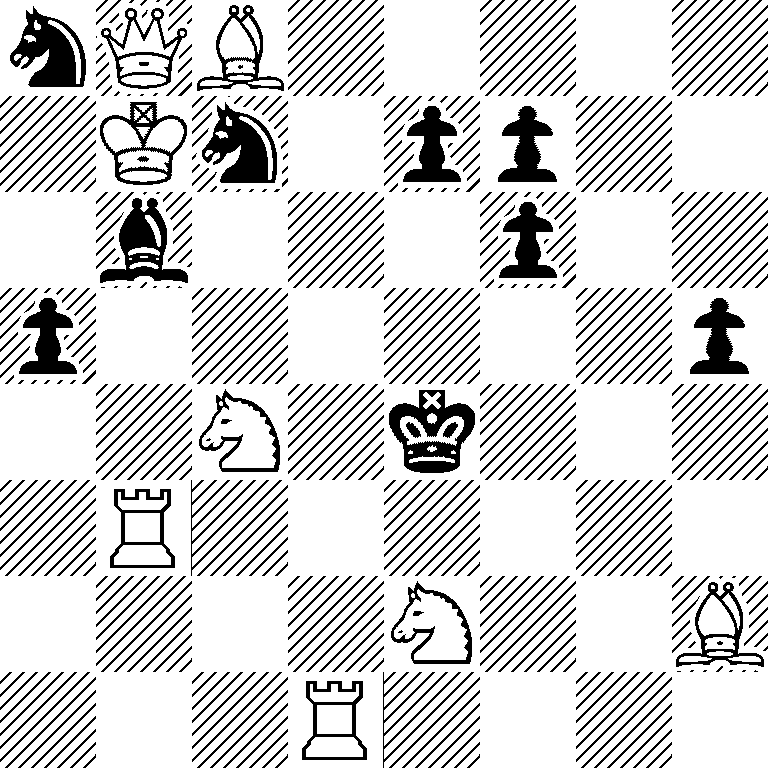 nQB5/1Kn1pp2/1b3p2/p6p/2N1k3/1R6/4N2B/3R4