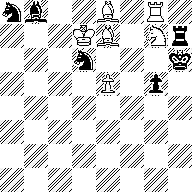 nb2B1R1/3KB1Nr/3n3k/4P1p1/8/8/8/8