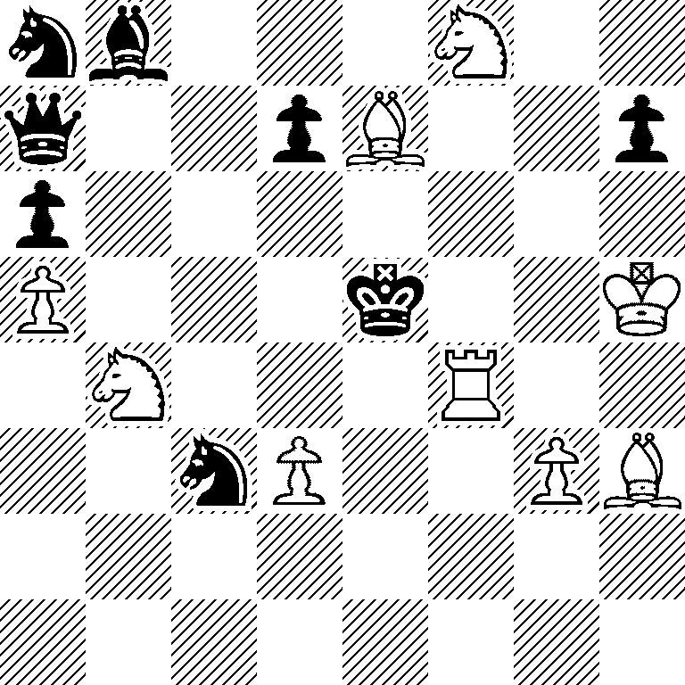 nb3N2/q2pB2p/p7/P3k2K/1N3R2/2nP2PB/8/8