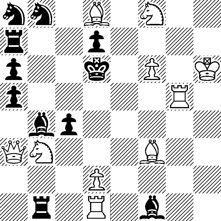 nn1B1N2/r2p4/p2k1P1K/p5R1/1bp5/QN3B2/3P4/1r1R1b2