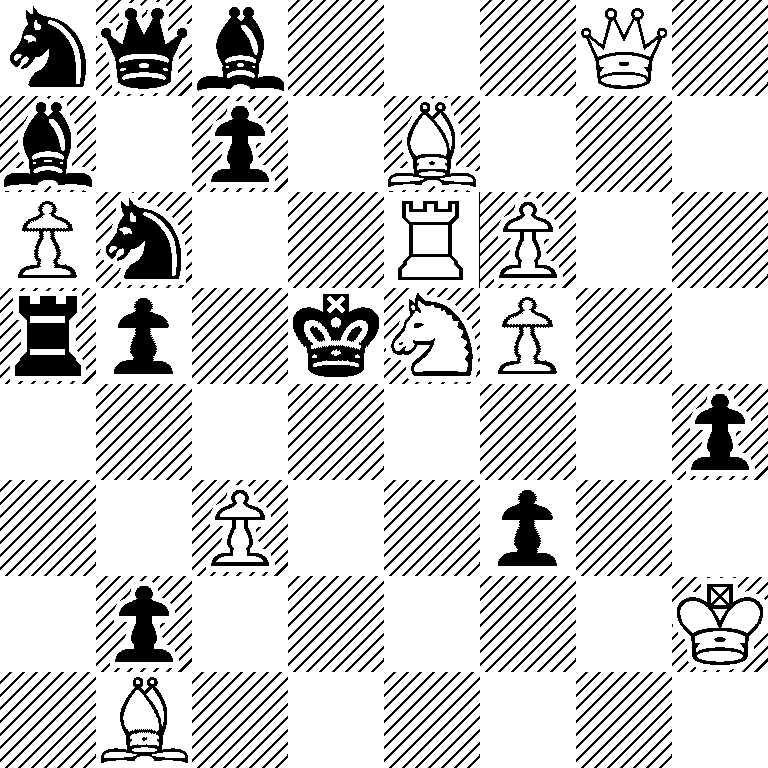 nqb3Q1/b1p1B3/Pn2RP2/rp1kNP2/7p/2P2p2/1p5K/1B6