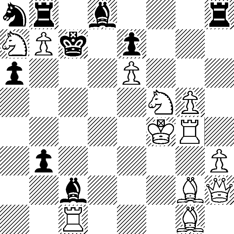 nr1b3r/NPk1p3/p3P3/5NP1/5KR1/1p5P/2b3BQ/2R3B1