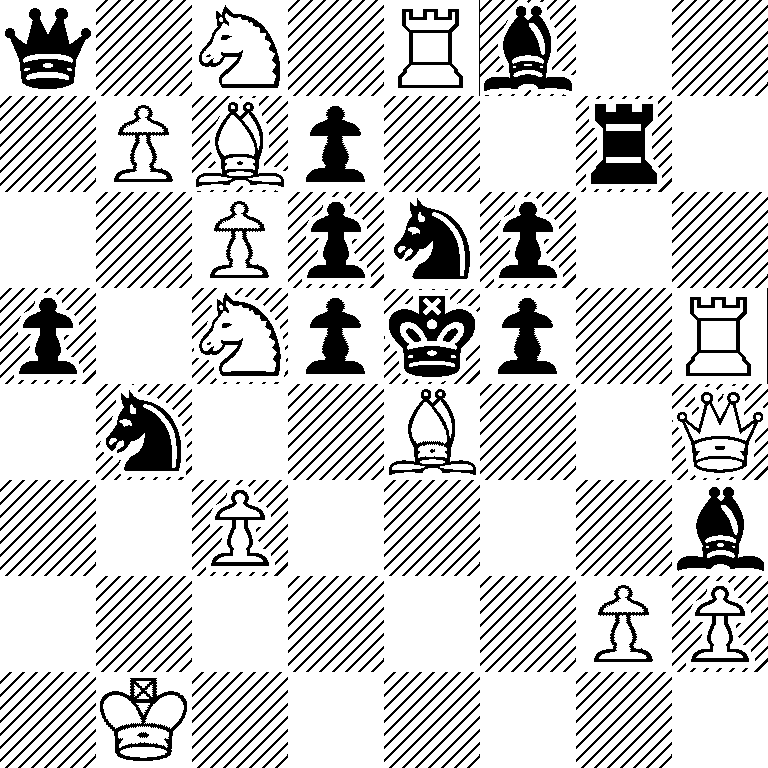 q1N1Rb2/1PBp2r1/2Ppnp2/p1Npkp1R/1n2B2Q/2P4b/6PP/1K6