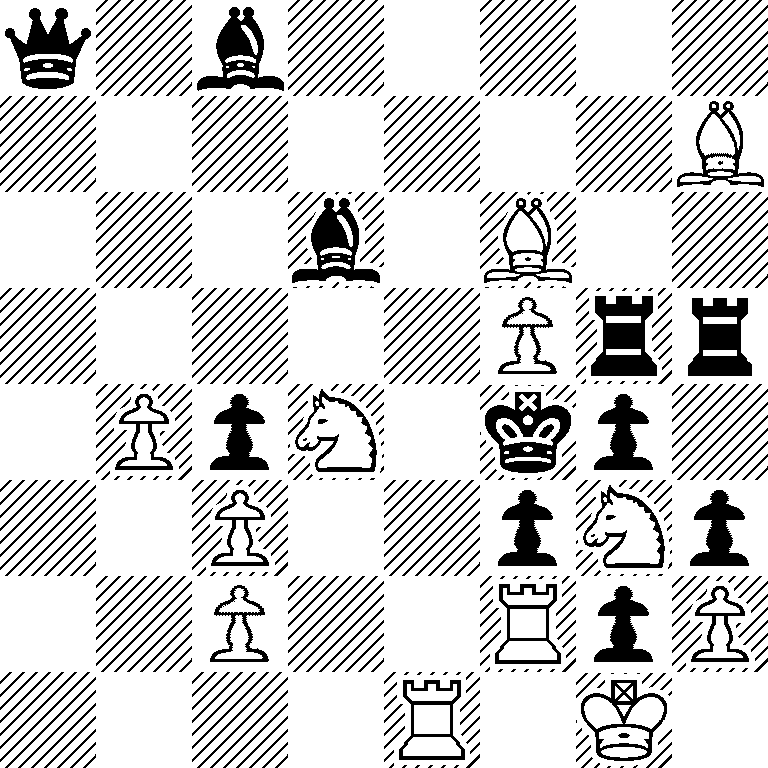 q1b5/7B/3b1B2/5Prr/1PpN1kp1/2P2pNp/2P2RpP/4R1K1