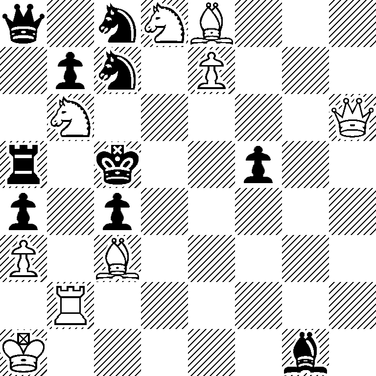 q1nNB3/1pn1P3/1N5Q/r1k2p2/p1p5/P1B5/1R6/K5b1
