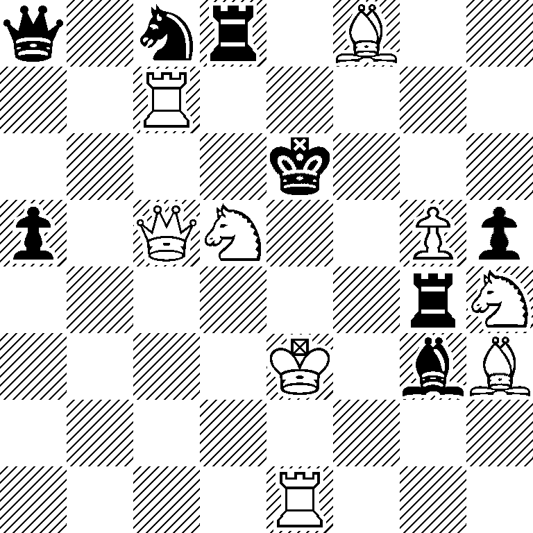 q1nr1B2/2R5/4k3/p1QN2Pp/6rN/4K1bB/8/4R3