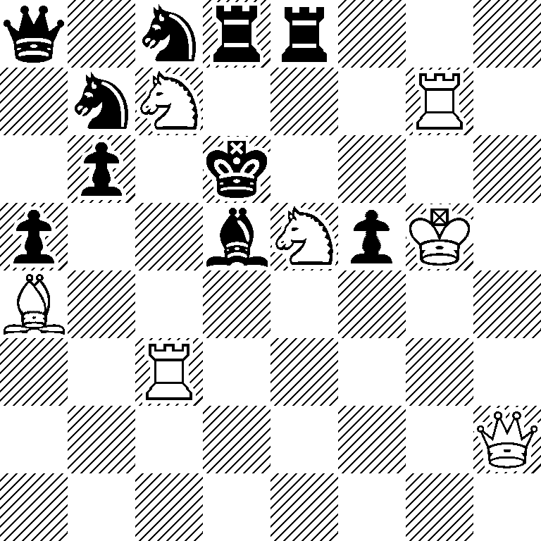 q1nrr3/1nN3R1/1p1k4/p2bNpK1/B7/2R5/7Q/8