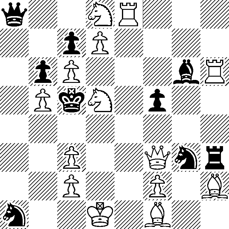 q2NR3/2pP4/1pP3bR/1PkN1p2/8/2P2Qnr/2P2P1B/n2K1B2