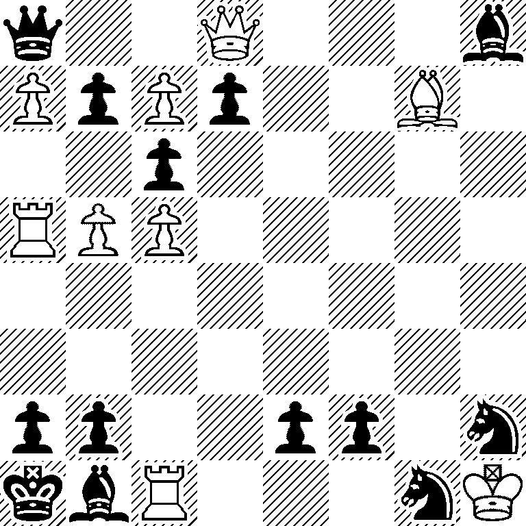 q2Q3b/PpPp2B1/2p5/RPP5/8/8/pp2pp1n/kbR3nK