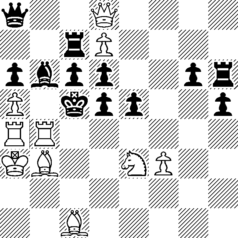 q2Q4/2rP4/pbpp2pr/P1kpp2p/RR6/KB2NP2/8/2B5