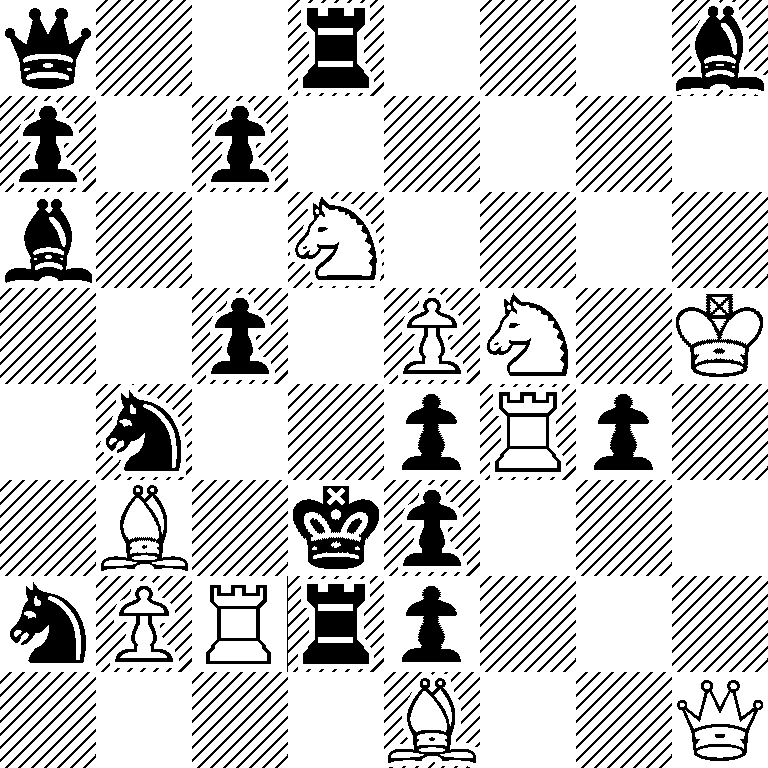 q2r3b/p1p5/b2N4/2p1PN1K/1n2pRp1/1B1kp3/nPRrp3/4B2Q