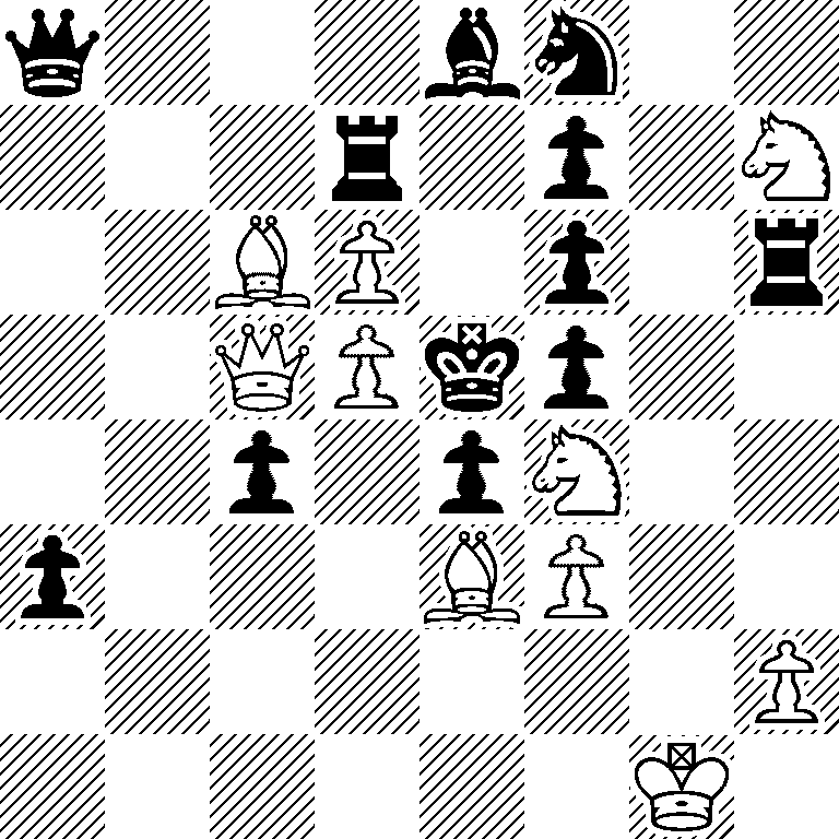 q3bn2/3r1p1N/2BP1p1r/2QPkp2/2p1pN2/p3BP2/7P/6K1