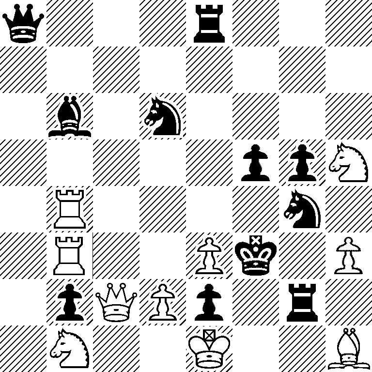 q3r3/8/1b1n4/5ppN/1R4n1/1R2Pk1P/1pQPp1r1/1N2K2B