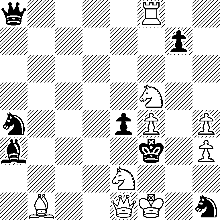 q4R2/6p1/8/5N2/n3pP1P/b4k1P/4N3/1B2QK1n