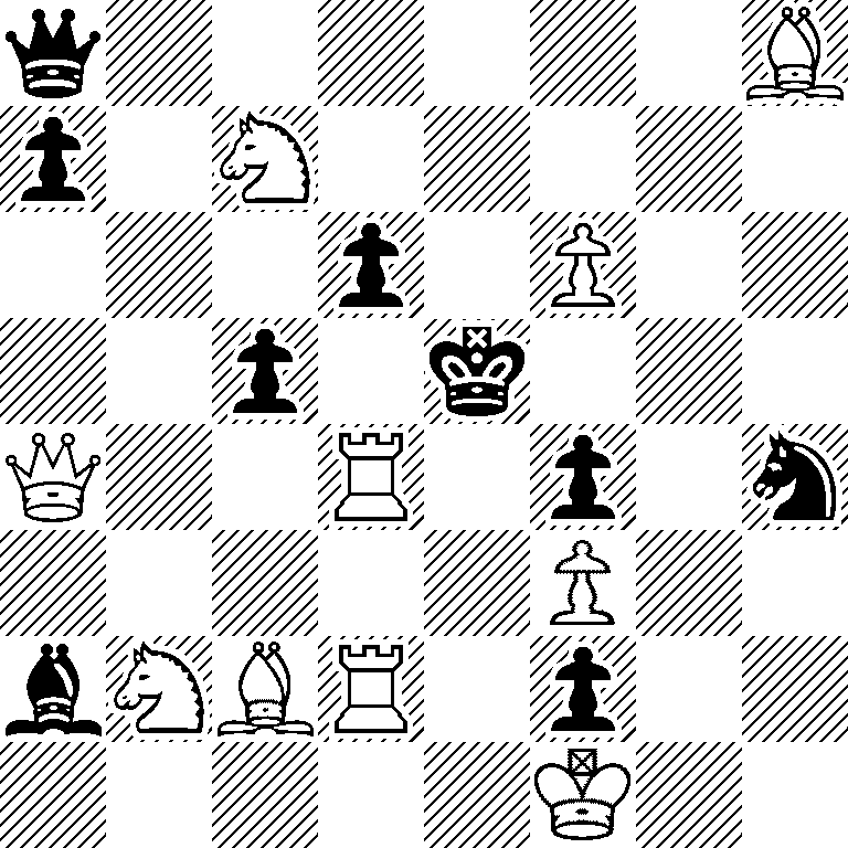 q6B/p1N5/3p1P2/2p1k3/Q2R1p1n/5P2/bNBR1p2/5K2