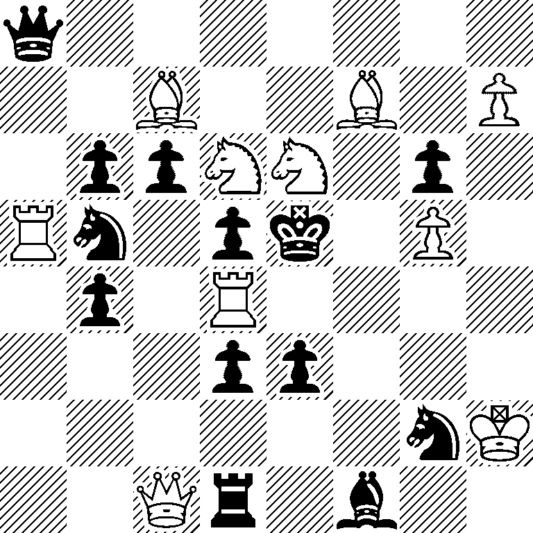 q7/2B2B1P/1ppNN1p1/Rn1pk1P1/1p1R4/3pp3/6nK/2Qr1b2