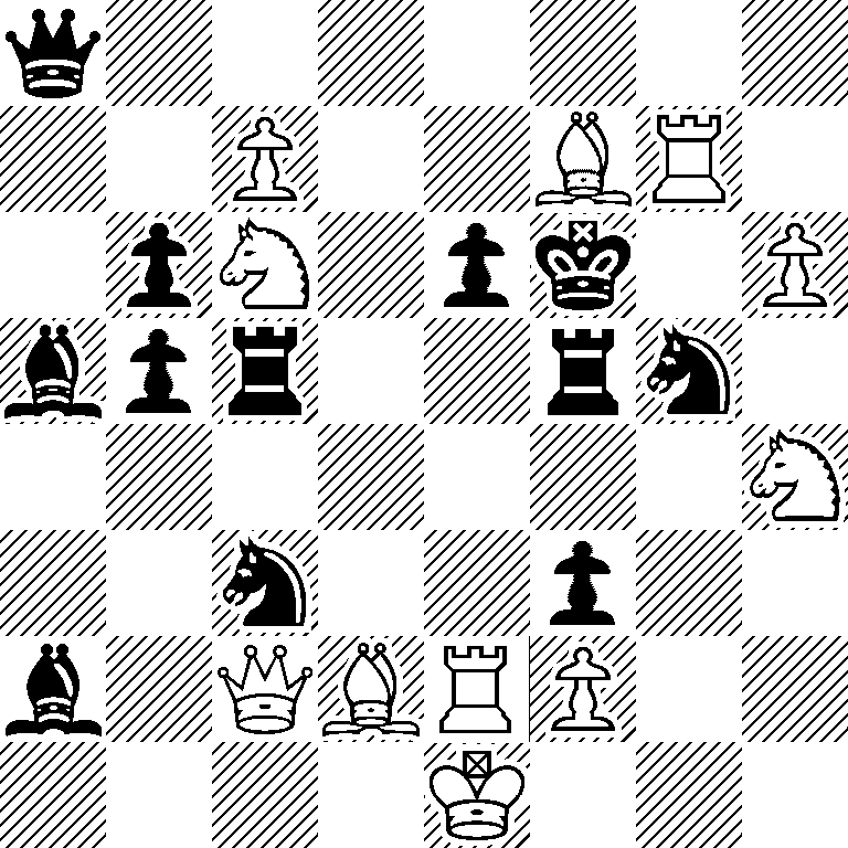 q7/2P2BR1/1pN1pk1P/bpr2rn1/7N/2n2p2/b1QBRP2/4K3