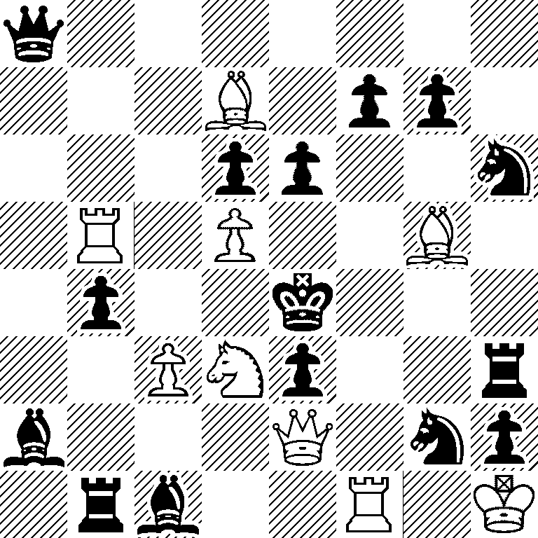 q7/3B1pp1/3pp2n/1R1P2B1/1p2k3/2PNp2r/b3Q1np/1rb2R1K