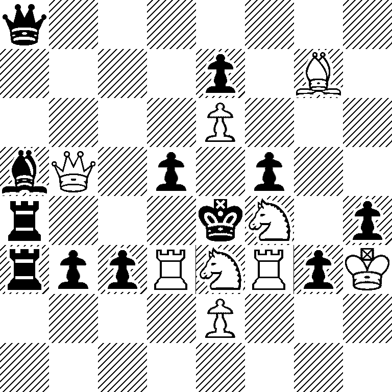q7/4p1B1/4P3/bQ1p1p2/r3kN1p/rppRNRpK/4P3/8