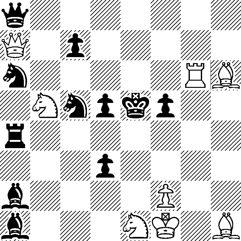 q7/Q1p5/n5RB/1Nnpkp2/r7/3p4/b4P2/b3NK1B
