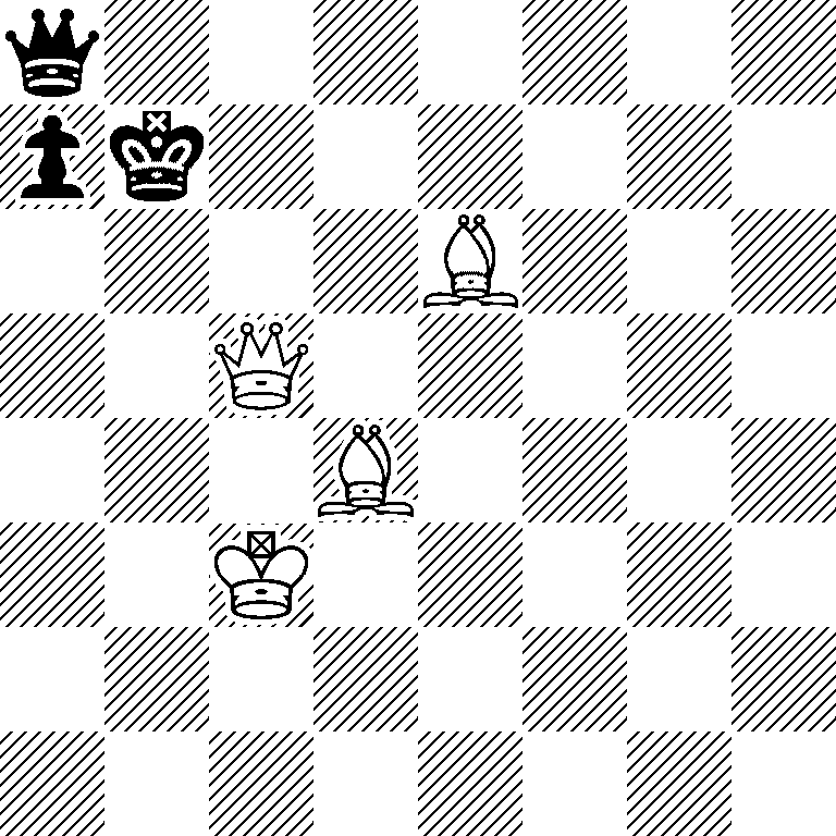 q7/pk6/4B3/2Q5/3B4/2K5/8/8