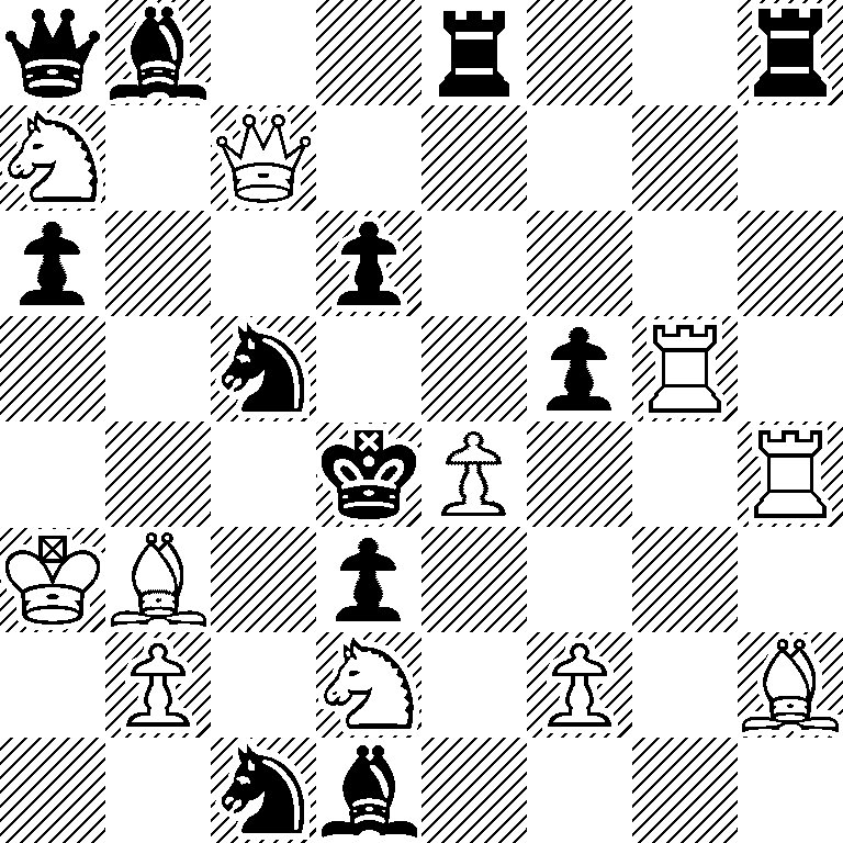 qb2r2r/N1Q5/p2p4/2n2pR1/3kP2R/KB1p4/1P1N1P1B/2nb4