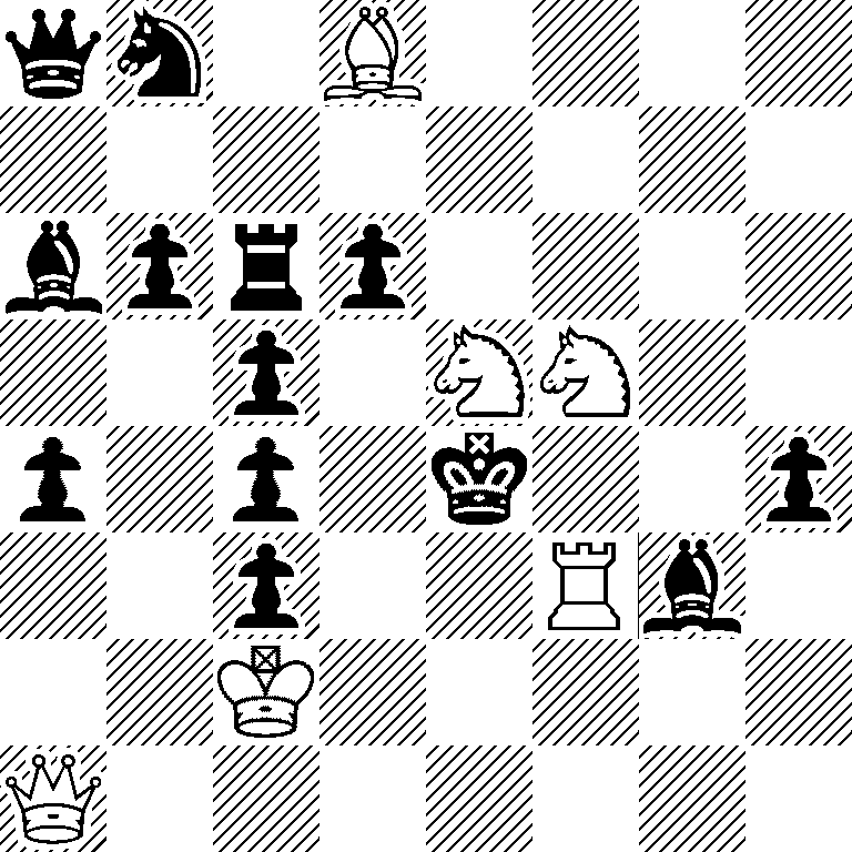 qn1B4/8/bprp4/2p1NN2/p1p1k2p/2p2Rb1/2K5/Q7