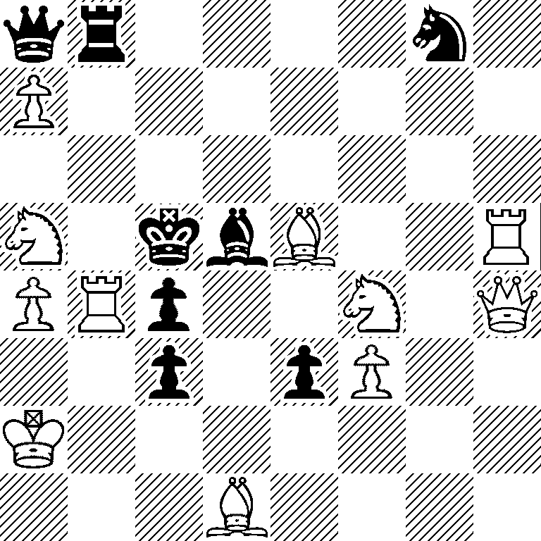 qr4n1/P7/8/N1kbB2R/PRp2N1Q/2p1pP2/K7/3B4