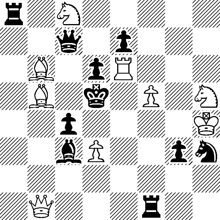 r1N5/2q1p3/1B1pR3/1B1k1P1N/2p4K/2bP2pn/8/1Q3r2