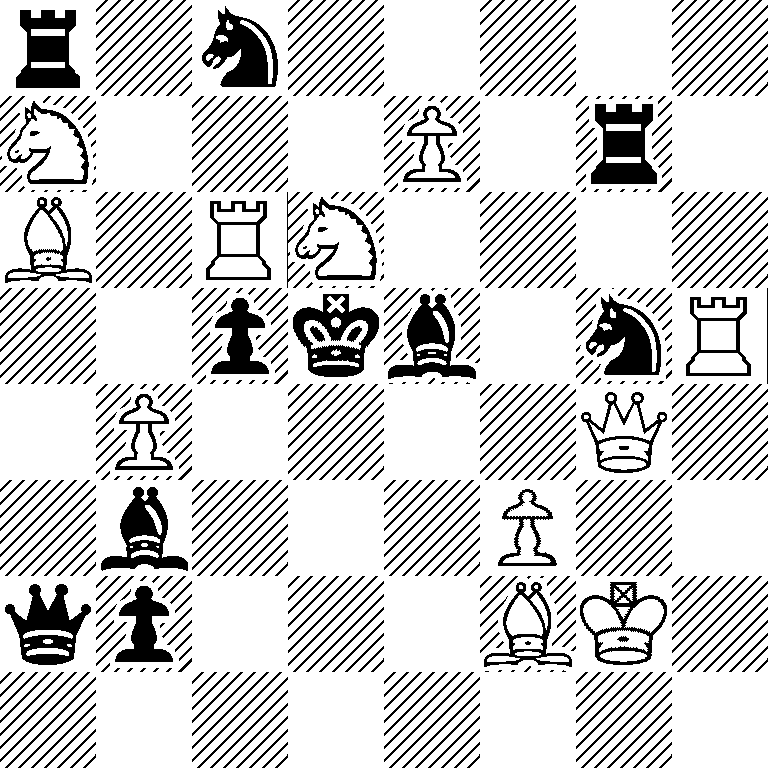 r1n5/N3P1r1/B1RN4/2pkb1nR/1P4Q1/1b3P2/qp3BK1/8