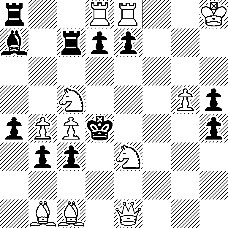 r2RR2K/b1rpp3/8/2N3Pp/pPPk3p/1pp1N3/8/1BB1Q3