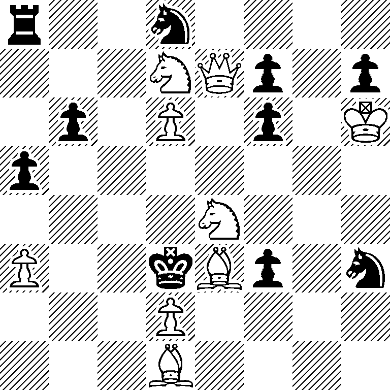 r2n4/3NQp1p/1p1P1p1K/p7/4N3/P2kBp1n/3P4/3B4
